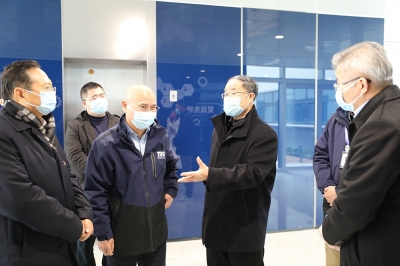 2022年1月13日，浙江省委常委、政法委书记王昌荣走访海宁9888拉斯维加斯泛半导体产业园